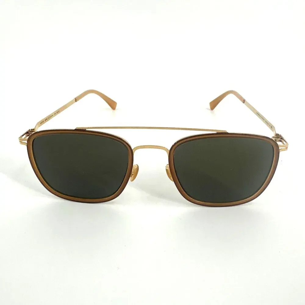Mykita Men's Gold Brown Jeppe 6U79 Eyewear Sunglasses